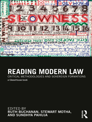 cover image of Reading Modern Law